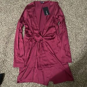 Sugar Free Dress-Burgundy